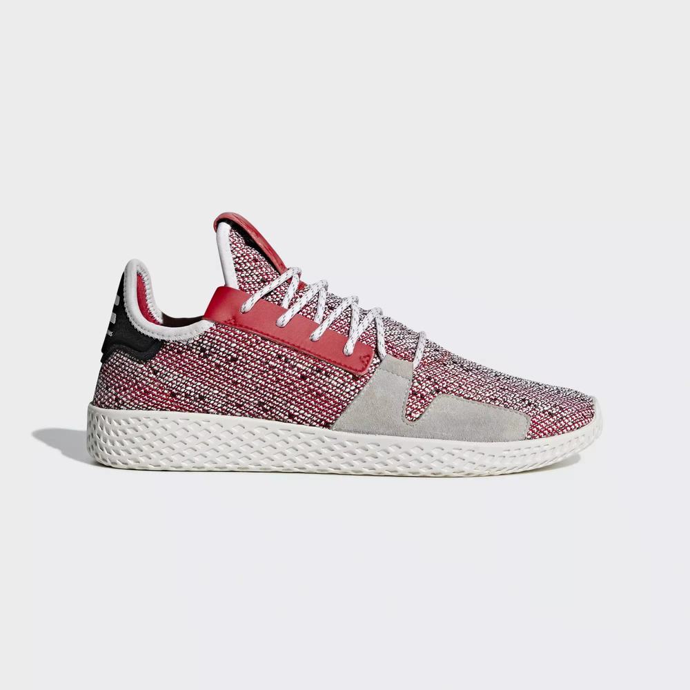 Adidas Pharrell Williams SOLARHU Tennis V2 Tenis Rojos Para Hombre (MX-94542)